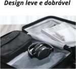 Fone de Ouvido Bluetooth 5.3 On-Ear – Headphone Sem Fio com Cancelamento de Ruído, Microfone Integrado, Ajustável e Dobrável – Ideal para Corrida, Academia, Android e iOS - Premium (Preto) - Imagem 2