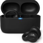 PHILIPS, Fone de Ouvido Sem Fio TWS, TAQ2000BK/00, Bluetooth, Design Aberto Ear-Clip, Com Microfone, Até 28 horas de bateria, iPX4, Preto
