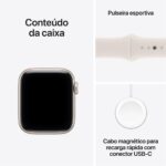 Apple Watch SE 3 GPS, Caixa em alumínio luz das estrelas de 40 mm com Bracelete desportiva luz das estrelas - P/M - Imagem 6