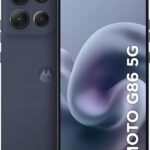 Smartphone Motorola Moto g86 5G - 256GB 24GB (8GB RAM+16GB Ram Boost) Tela 1.5K pOLED, 50MP Sony camera OIS Moto AI, videos em 4K, IP68 + IP69 - Grafite