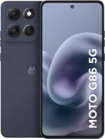 Smartphone Motorola Moto g86 5G - 256GB 24GB (8GB RAM+16GB Ram Boost) Tela 1.5K pOLED, 50MP Sony camera OIS Moto AI, videos em 4K, IP68 + IP69 - Grafite