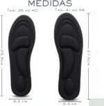 S'TYD Palmilha Ortopédica 4D Anatômica, Alívio de Dores nos Pés, Anti Impacto com Absorção de Choque, Ajustável para Tênis e Sapatos (41-46) - Imagem 8