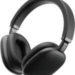 Basike Fones de Ouvido Sem Fio, Headphone Bluetooth on-ear com Microfone, ANC Cancelamento do Ruído, Até 50 Horas de Música, Ba-FON003 (Preto)