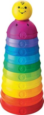 Fisher-Price Brinquedo para Bebês Potinhos Empilhar & Rolar para crianças a partir de 6 meses - Imagem 2
