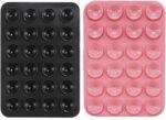 Suporte de telefone com sucção de silicone, mãos livres, suporte forte para selfies, vídeos, iPhone e acessórios Android