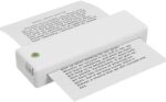 Mini Impressora A4 Térmica Portátil Bluetooth Aplicativo iPrint Compatível Android e iOS Cor (BRANCO)