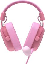Havit Headphone Fone de Ouvido H2002d Pink, Gamer, com Microfone, Falante 53mm, Plug 3, 5mm: compatível com XBOX ONE e PS4, HAVIT, HV-H2002d Cor Rosa - Imagem 2