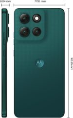Smartphone Motorola Moto g86 5G - 512GB 24GB (8GB RAM+16GB Ram Boost) Tela 1.5K pOLED, 50MP Sony camera OIS Moto AI, videos em 4K, IP68 + IP69 - Verde Escuro - Imagem 6