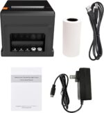 impressora térmica,ERYUE Impressora de recibos USB + LAN de 80 mm Impressora POS com cortador automático Compatível com suporte ESC/POS - Imagem 4