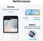 Samsung Galaxy Z Flip7 FE 5G, 128GB 8GB RAM Tela 6,7", Galaxy AI - Preto - Imagem 4
