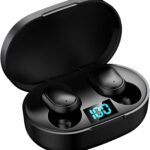 Fone de Ouvido Bluetooth 5.1 TWS Premium Wireless com Luz LED, Som Hi-Fi Estéreo, Cancelamento de Ruído, Toque Inteligente, Bateria Longa, Microfone, Compatível com Android e iOS