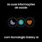 Samsung Galaxy Watch7 Smartwatch 44mm Bluetooth, Galaxy AI, Tela em Cristal de Safira, GPS de Dupla Frequência, Monitoramento avançado de saúde, sono e de coração, Processador de 3nm - Prata - Imagem 6