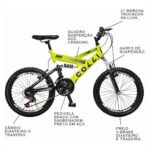 BICICLETA COLLI GPS ARO 20 - Imagem 2