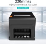 impressora térmica,ERYUE Impressora de recibos USB + LAN de 80 mm Impressora POS com cortador automático Compatível com suporte ESC/POS - Imagem 9