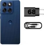 Smartphone Motorola Edge 60 5G - 512GB 24GB (12GB RAM+12GB Ram Boost) Tela Quad-Curve moto AI 50MP Sony Camera ultrarresistencia militar IP68 + IP69 - Azul Marinho - Imagem 6