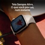 Apple Watch SE 3 GPS, Caixa em alumínio luz das estrelas de 40 mm com Bracelete desportiva luz das estrelas - P/M - Imagem 4
