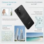 Celular UMIDIGI Note 90A 8(4+4) GB+64GB, Bateria 5000mAh, Câmera Dupla 13MP+2MP, Tela HD+ 1600x720, Android 14 Go Edition (Preto) - Imagem 7