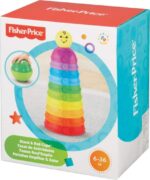 Fisher-Price Brinquedo para Bebês Potinhos Empilhar & Rolar para crianças a partir de 6 meses - Imagem 6