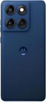 Smartphone Motorola Edge 60 5G - 512GB 24GB (12GB RAM+12GB Ram Boost) Tela Quad-Curve moto AI 50MP Sony Camera ultrarresistencia militar IP68 + IP69 - Azul Marinho - Imagem 3