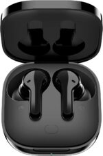 Fone de ouvido sem fio QCY T13, TWS Bluetooth 5.1 com 4 microfones Touch Control IPX5 à prova d'água 40 horas de tempo de reprodução