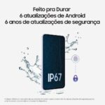 Samsung Celular Galaxy A26 5G 256GB, 8GB RAM, Câmera de 50MP, IP67, Tela Super AMOLED 6.7", NFC (Preto) - Imagem 4