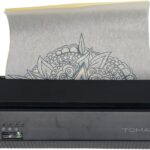 Impressora Térmica Portátil para Decalque de Tatuagem com Interface USB Conexão Android IOS e Windows