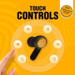 Fone de ouvido sem fio QCY T13, TWS Bluetooth 5.1 com 4 microfones Touch Control IPX5 à prova d'água 40 horas de tempo de reprodução - Imagem 8