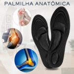 S'TYD Palmilha Ortopédica 4D Anatômica, Alívio de Dores nos Pés, Anti Impacto com Absorção de Choque, Ajustável para Tênis e Sapatos (41-46) - Imagem 2