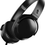 Fones de ouvido com fio Skullcandy Riff On-Ear, preto