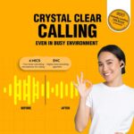 Fone de ouvido sem fio QCY T13, TWS Bluetooth 5.1 com 4 microfones Touch Control IPX5 à prova d'água 40 horas de tempo de reprodução - Imagem 7