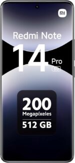 Smartphone Xiaomi Redmi Note 14 Pro 5G Midnight Black (Preto) 12GB RAM 512GB ROM NFC [ 24090RA29G ] - Imagem 3