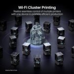 ELEGOO Impressora 3D de resina Mars 5 Ultra 9K, nivelamento automático inteligente, detecção inteligente, transferência por WiFi, tamanho de impressão de 153,36 x 77,76 x 165 mm³ - Imagem 5