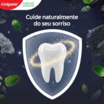Colgate Creme Dental Clareador Natural Extracts Carvão Ativado 90g, 4 Unidades, Clareamento Dental com Extratos Naturais, Sorriso Mais Branco - Imagem 7