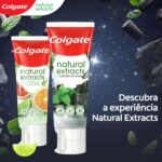 Colgate Creme Dental Clareador Natural Extracts Carvão Ativado 90g, 4 Unidades, Clareamento Dental com Extratos Naturais, Sorriso Mais Branco - Imagem 8