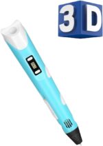 Impressora Digital Portátil, Display LCD, Turquesa e Branco 3D - Imagem 6