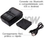 Mini Impressora Bluetooth Térmica 58mm Super Premium - Imagem 3