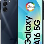 Celular Samsung Galaxy A16 5G, 128GB + 4GB RAM, Câmera de até 50MP, Tela 6.7", NFC, IP54, Bateria 5000 mAh - Azul Escuro