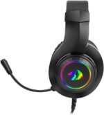 Headset Gamer Redragon Hylas Preto RGB H260RGB, Único - Imagem 4