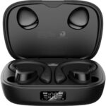 Fone de Ouvido Bluetooth com Microfone e Cancelamento de Ruído Ativo - 4Leader, à Prova D'água e com até 20 Horas de Reprodução - Melhor Escolha para Esportes e Atividades ao Ar Livre - Preto - Imagem 3