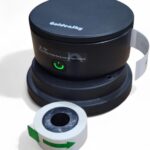Impressora Térmica + etiqueta autoadesiva segmentada 15mm Aplicativo Label Printer Etiqueta Customizada Colorida Branca Portátil para etiquetar material pote papelaria produtos embalagens