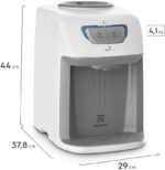 Bebedouro de Água Gelada Fria e Natural Elétrico Eletronico placa Electrolux para galao Bivolt Branco BE11B - Imagem 3
