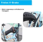 Bicicleta Bike Forss Anny Aro 26 Com Cestinha 18 Marchas - Imagem 5