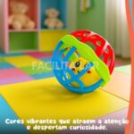 Kit Chocalho para Bebê 8 Peças Brinquedo Educativo Sensorial Mordedor Infantil Colorido Desenvolvimento Motor - Imagem 4
