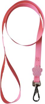 Guia Neon Para Cachorros,P,Guia para Cães,Reforçada e Resistente,Caminhadas e Viagens,Rosa