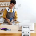 Impressora térmica de etiquetas Bluetooth MUNBYN RealWriter RW402B, impressora de etiquetas de remessa para pequenas empresas, compatível com Android, iPhone e Windows, Mac, Chromebook. - Imagem 4