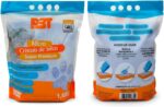 Areia Cristais de Sílica Micro Premium P3T para Gatos Absorção 100%, Antibacteriano Eliminador de Odores 1,6kg - Imagem 2