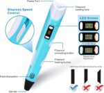 Impressora Digital Portátil, Display LCD, Turquesa e Branco 3D - Imagem 8