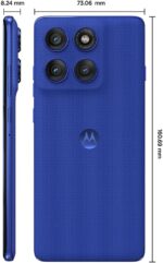 Smartphone Motorola Edge 60 PRO 5G - 256GB 24GB (12GB RAM+12GB Ram Boost) Tela Quad-Curve moto AI 50MP Sony Camera ultrarresistencia militar IP68 + IP69 - Azul Marinho - Imagem 5