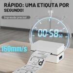 Novavida, Impressora Térmica Portátil USB Etiquetas Profissionais iOS Windows Logística Ecommerce - Imagem 5