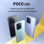 Smartphone Xiaomi POCO C85 4G Negro 8GB RAM 256GB ROM (25078PC3EG) - Imagem 6